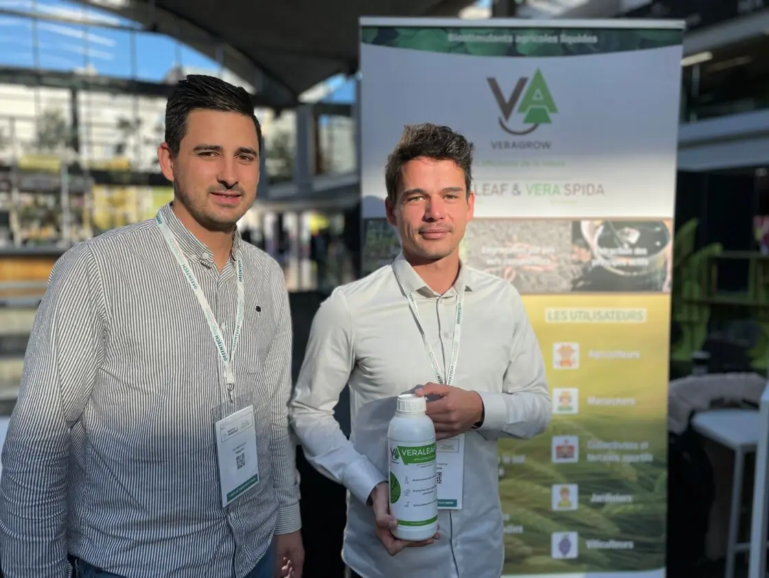 Théo Bartolacci, directeur commercial, et Théo Saint Martin, directeur général de Veragrow