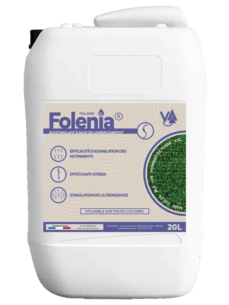 Bidon de 20L du biostimulant foliare Folenia