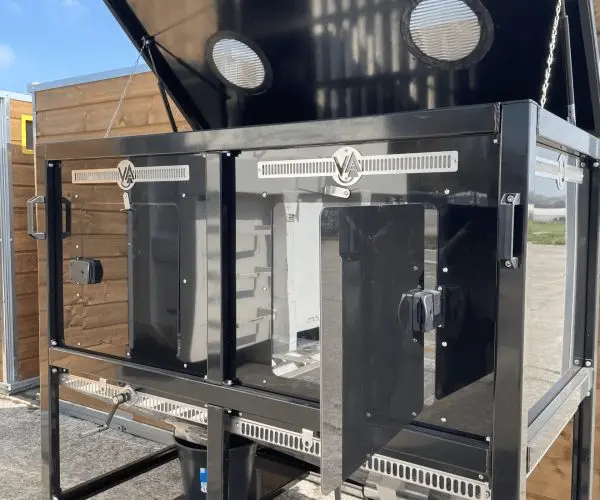 Installation de 2 lombricomposteurs collectifs, Veraprox 660 litres de Veragrow