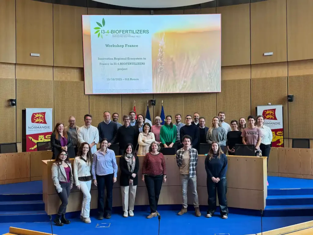 Le comité I3-4-BIOFERTILIZERS réuni a la Région Normandie